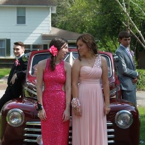 Pastel Pink Formal Dress